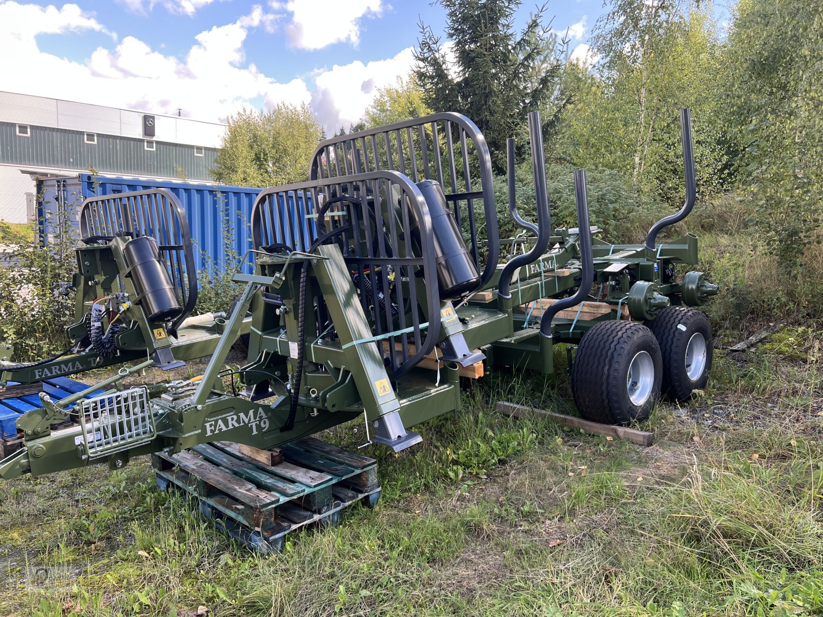 Rückewagen & Rückeanhänger a típus Farma 9 Tonnen Rückewagen Bausatz, Neumaschine ekkor: Regen (Kép 1)