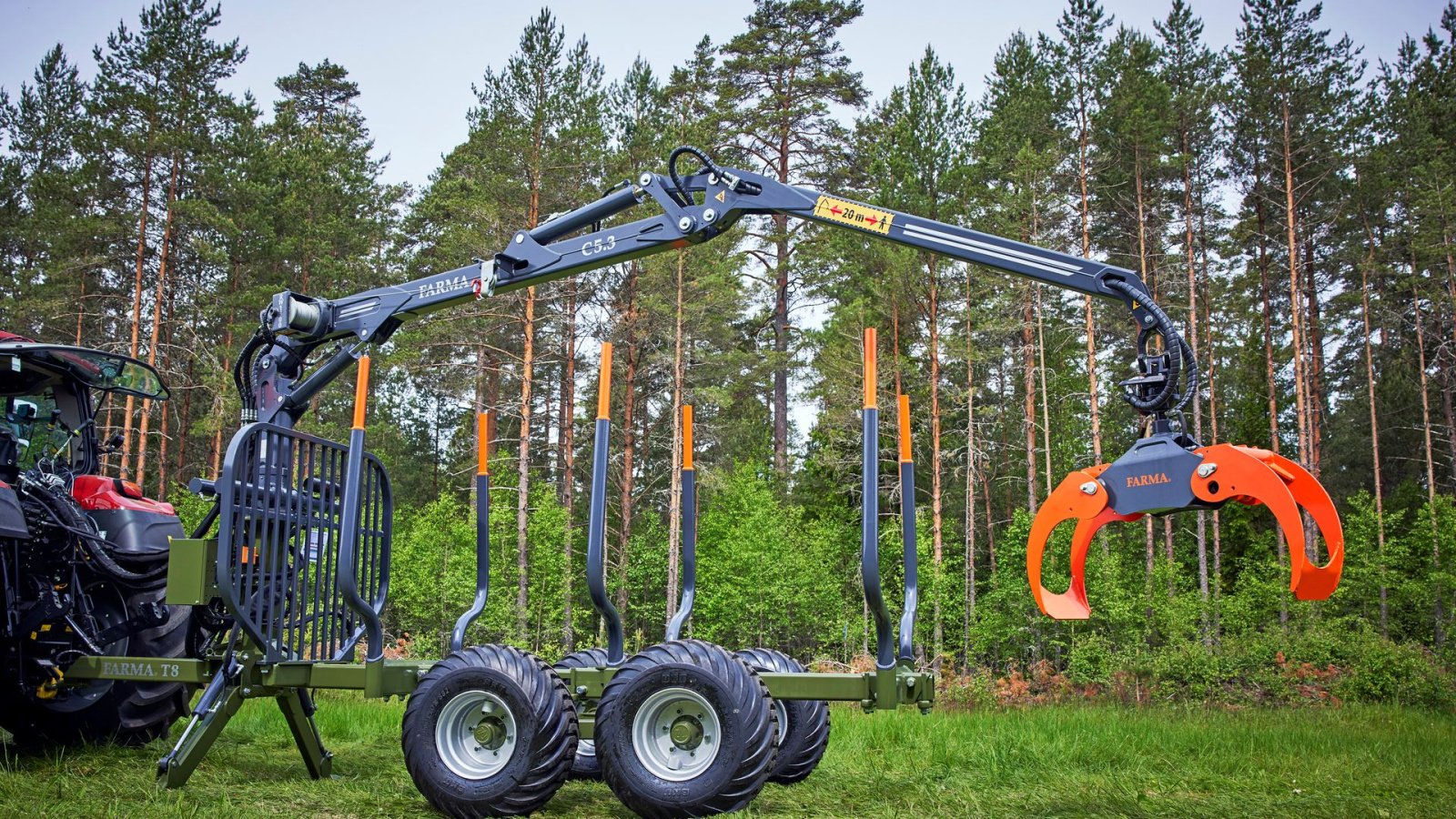 Rückewagen & Rückeanhänger типа Farma C6,3-T8, Gebrauchtmaschine в Horsens (Фотография 1)