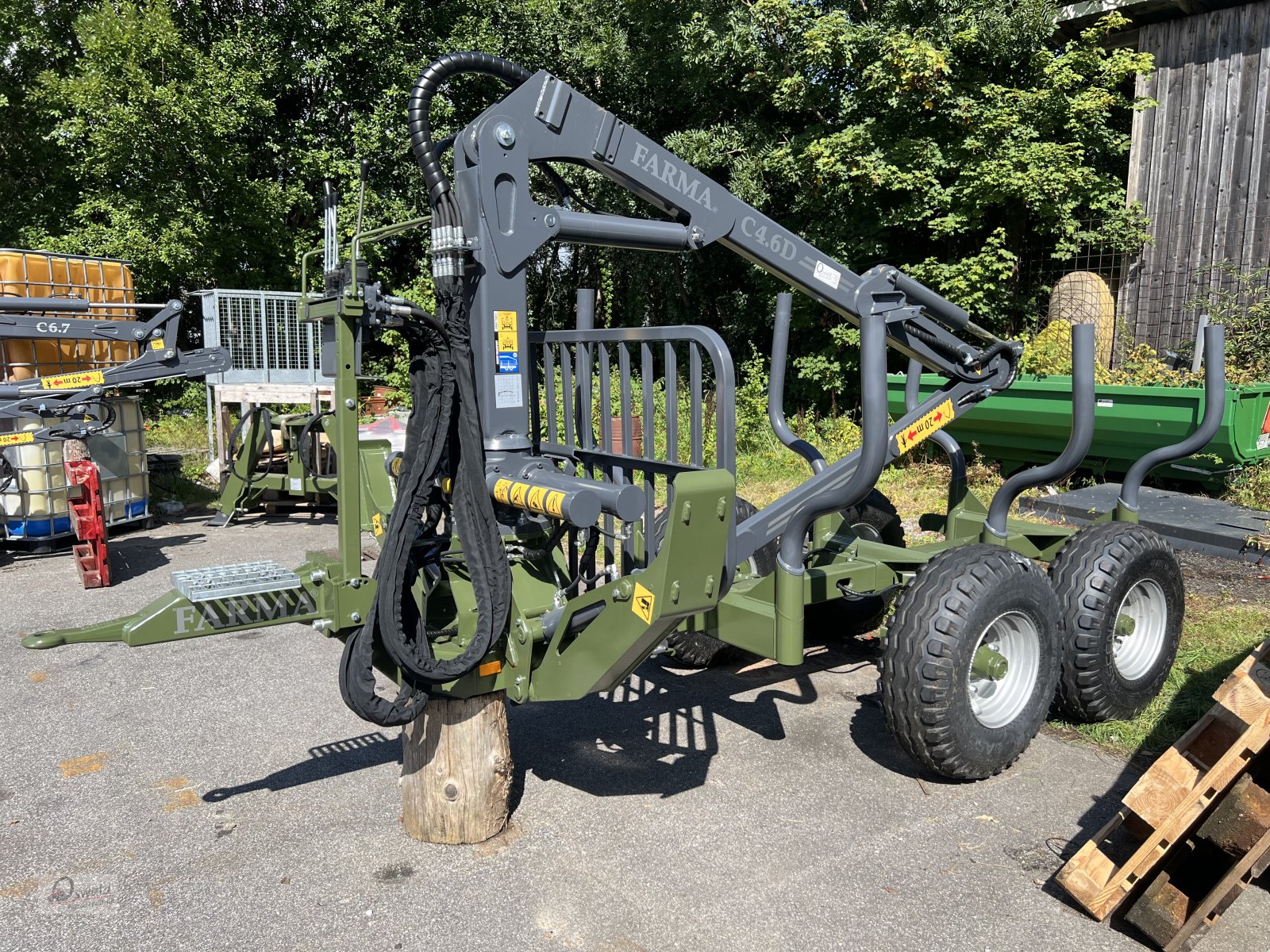 Rückewagen & Rückeanhänger typu Farma CT 4,6-6 Rückewagen, Neumaschine v Regen (Obrázek 1)