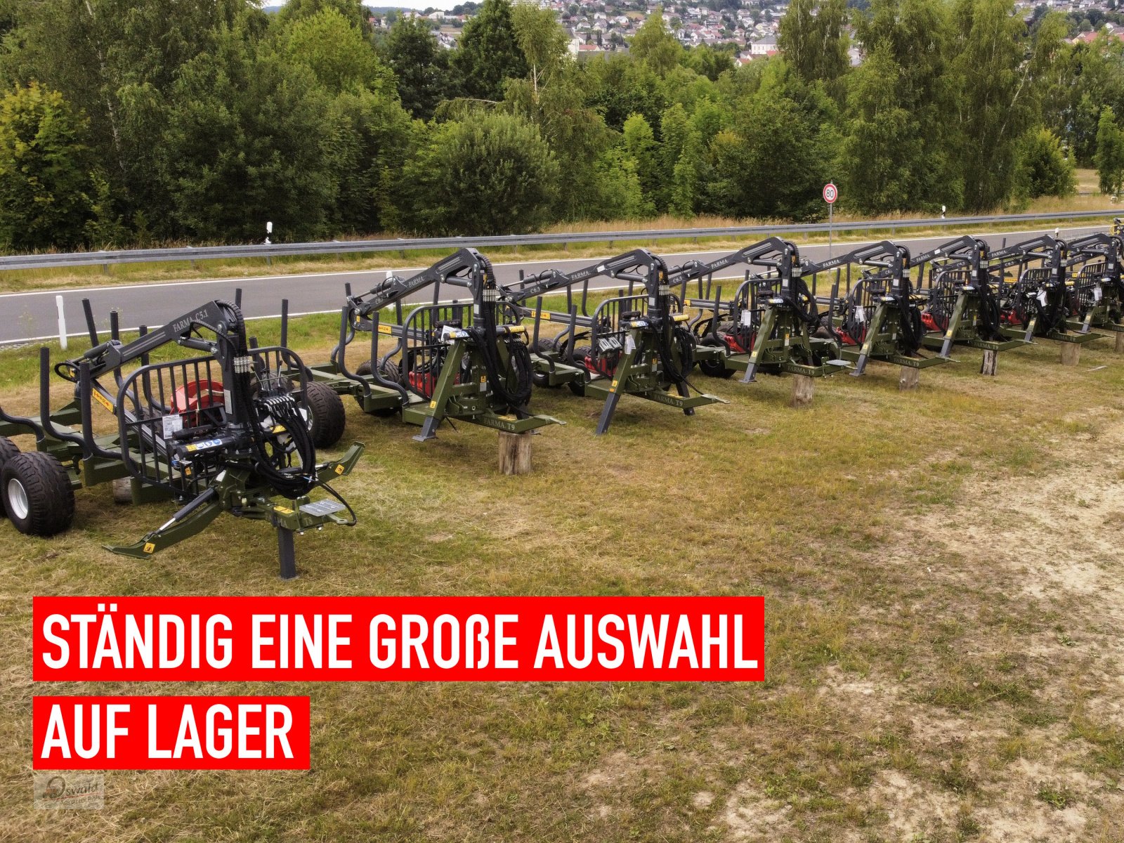 Rückewagen & Rückeanhänger typu Farma CT 4,6-6 Rückewagen, Neumaschine v Regen (Obrázek 3)