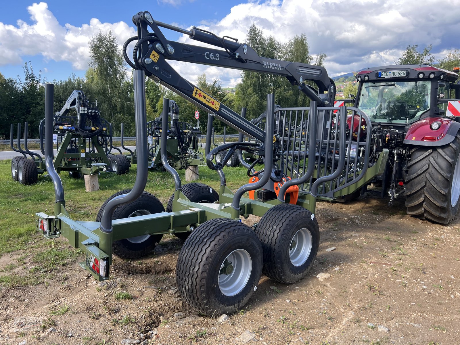 Rückewagen & Rückeanhänger typu Farma CT 6,3-8 Rückewagen, Neumaschine v Regen (Obrázek 2)