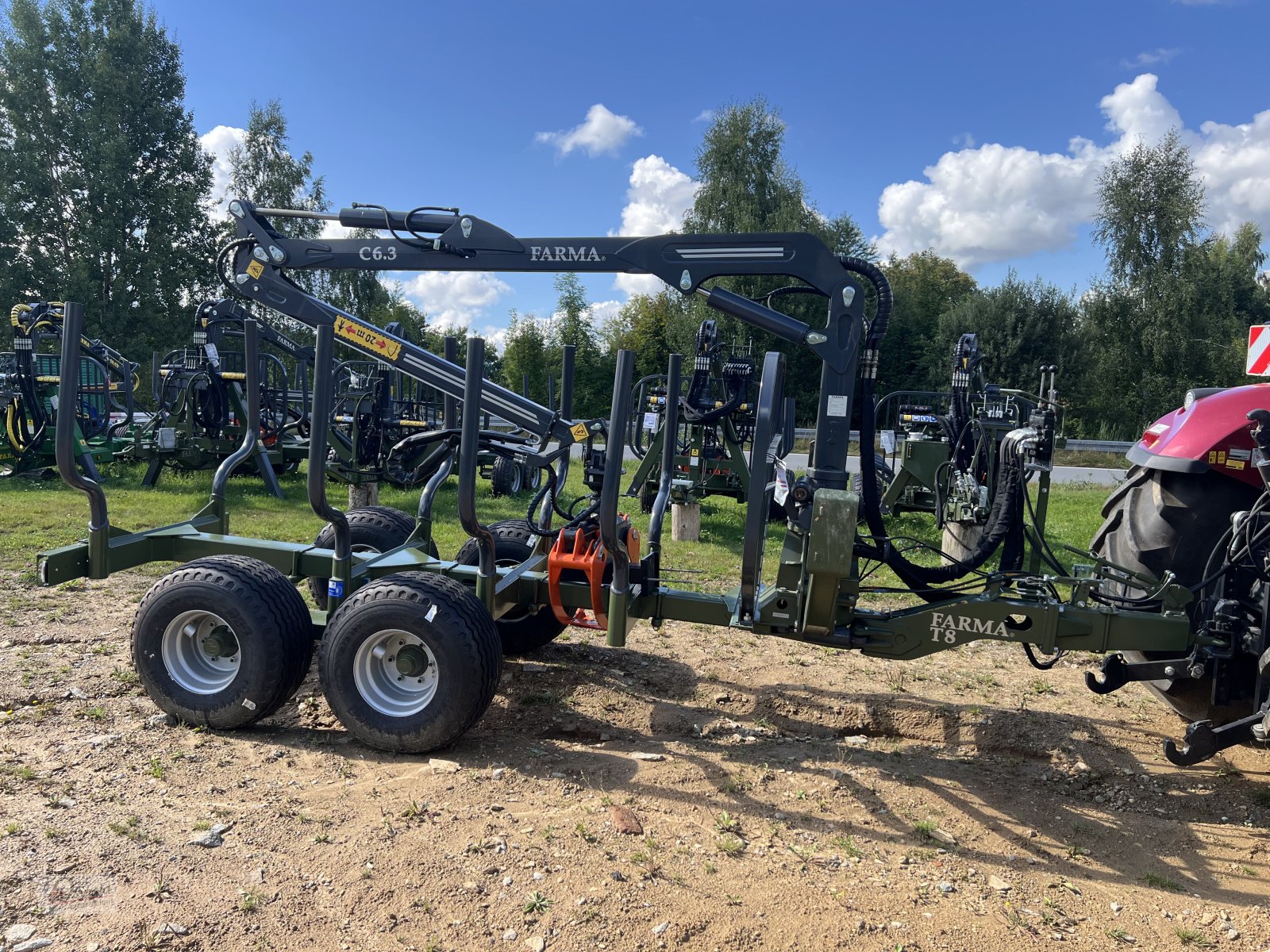 Rückewagen & Rückeanhänger typu Farma CT 6,3-8 Rückewagen, Neumaschine v Regen (Obrázek 3)