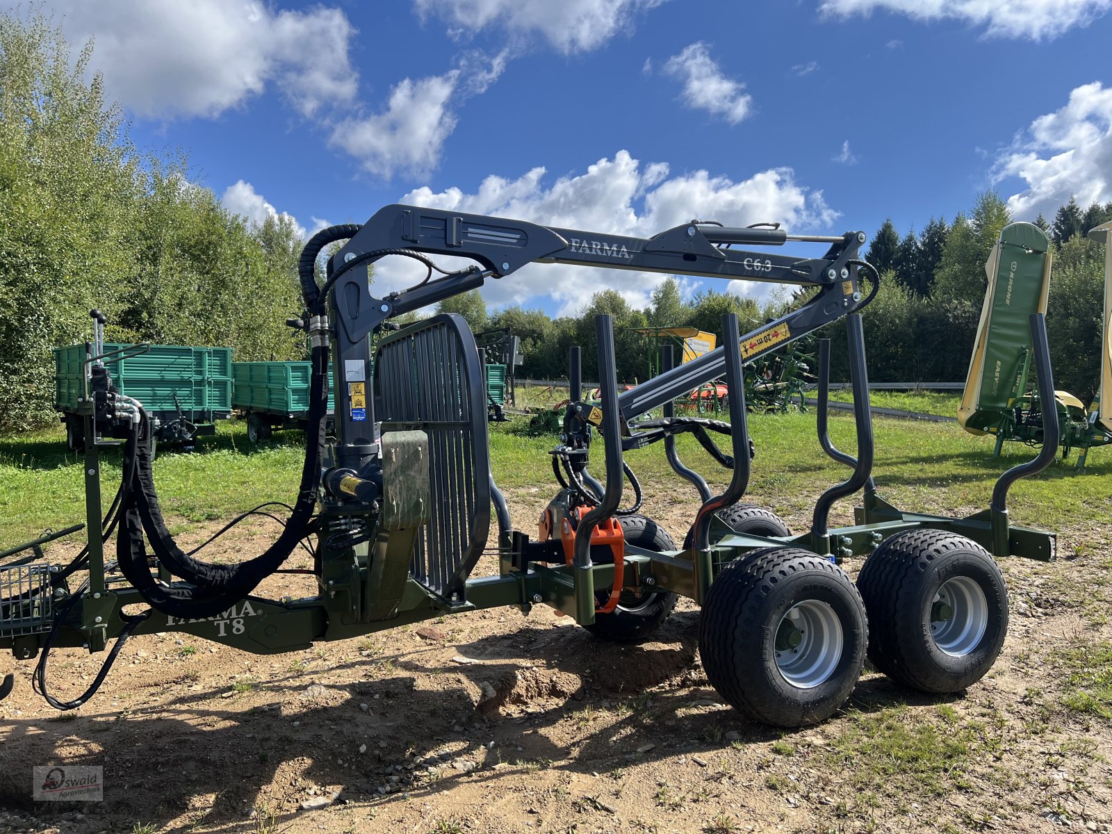 Rückewagen & Rückeanhänger typu Farma CT 6,3-8 Rückewagen, Neumaschine v Regen (Obrázek 4)