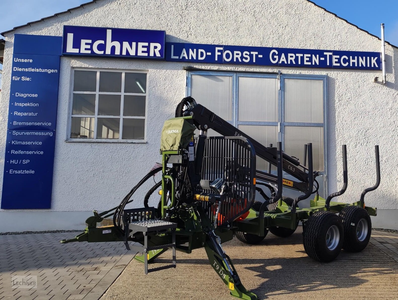 Rückewagen & Rückeanhänger of the type Farma CT 6,3-9DS Rückewagen mit Auflaufbremse - Neues Modell, Neumaschine in Bad Abbach-Dünzling (Picture 1)