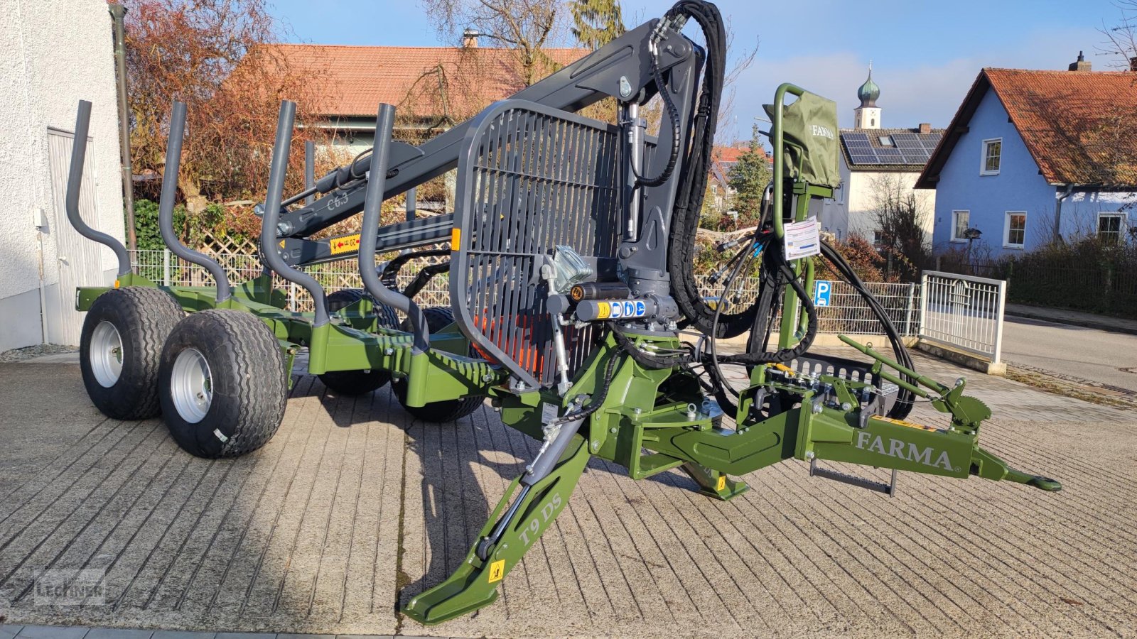 Rückewagen & Rückeanhänger del tipo Farma CT 6,3-9DS Rückewagen mit Druckluftbremse - Neues Modell, Neumaschine In Bad Abbach-Dünzling (Immagine 2)