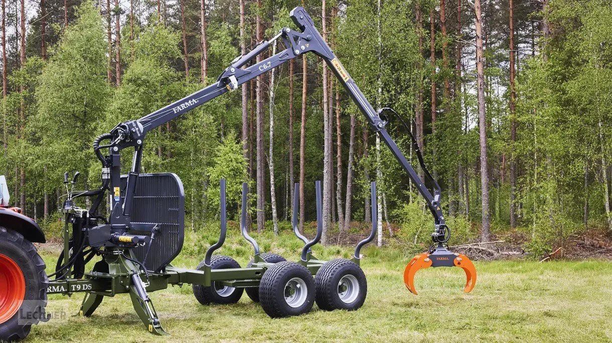 Rückewagen & Rückeanhänger a típus Farma CT 6,3-9DS Rückewagen mit Druckluftbremse, Neumaschine ekkor: Bad Abbach-Dünzling (Kép 1)