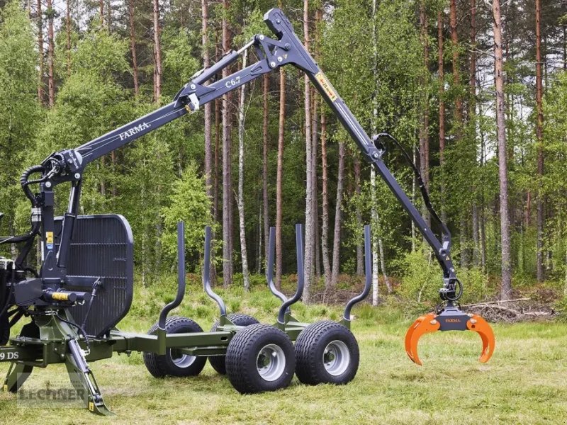 Rückewagen & Rückeanhänger des Typs Farma CT 6,3-9DS Rückewagen mit Druckluftbremse, Neumaschine in Bad Abbach-Dünzling (Bild 1)