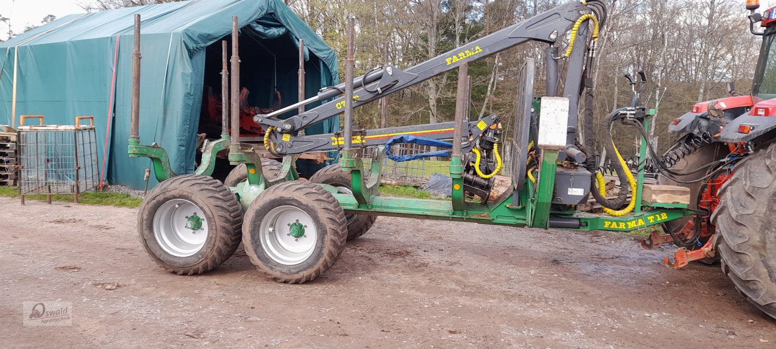Rückewagen & Rückeanhänger от тип Farma CT 7,0-12, Gebrauchtmaschine в Regen (Снимка 2)