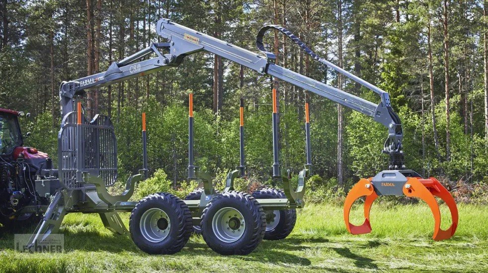 Rückewagen & Rückeanhänger del tipo Farma CT 8,0-14 X-CEL Rückewagen mit Druckluftbremse, Neumaschine In Bad Abbach-Dünzling (Immagine 3)