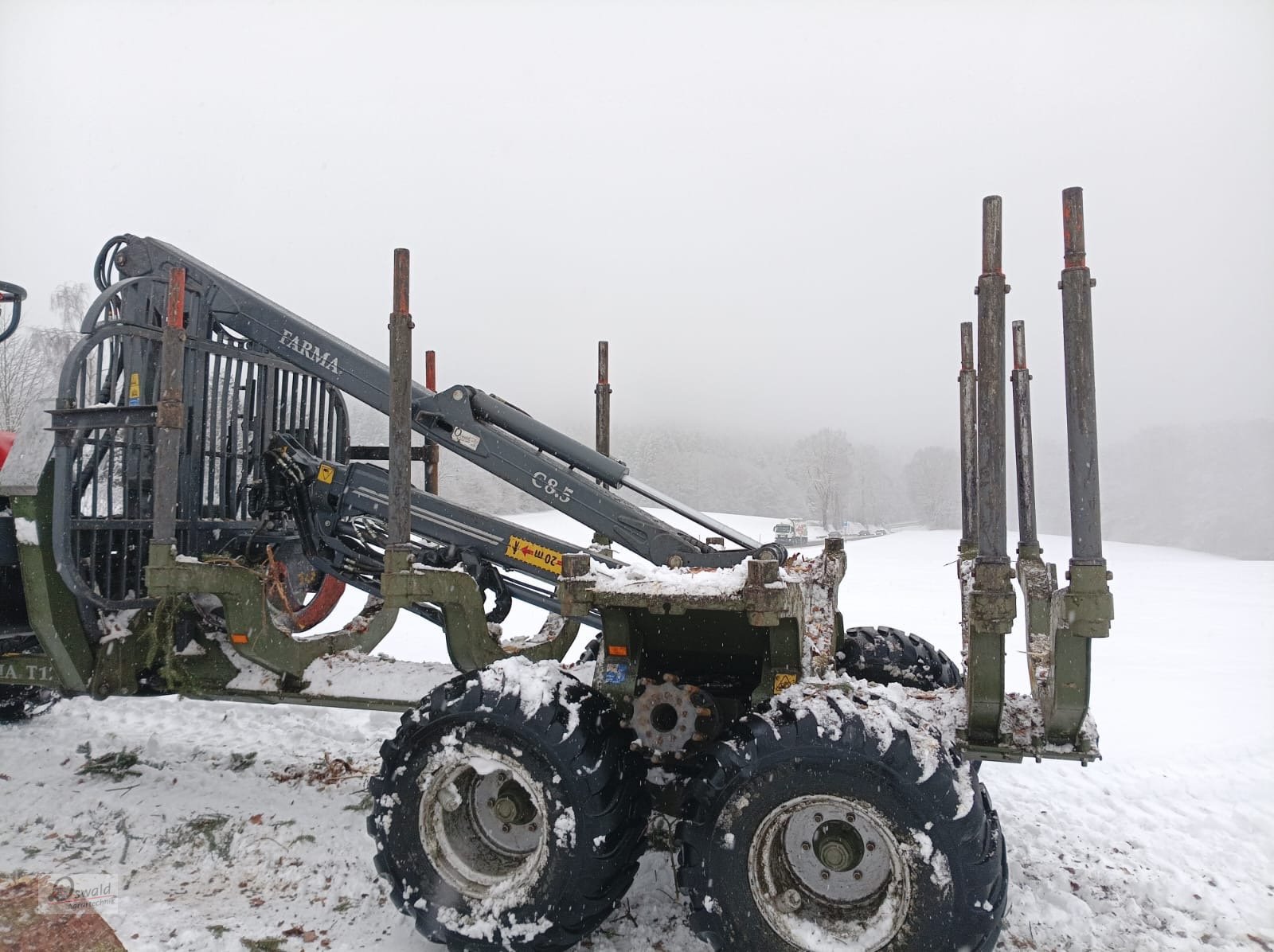 Rückewagen & Rückeanhänger типа Farma CT 8,5-12 G2, Gebrauchtmaschine в Regen (Фотография 1)