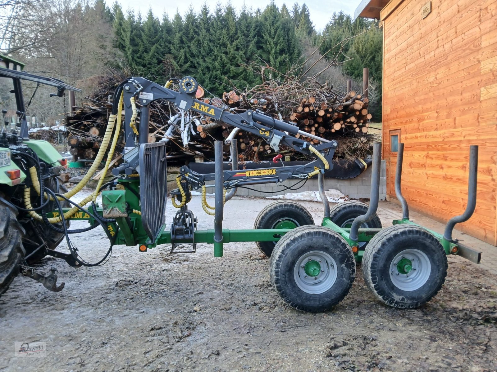Rückewagen & Rückeanhänger des Typs Farma CT4.2-6, Gebrauchtmaschine in Regen (Bild 4)