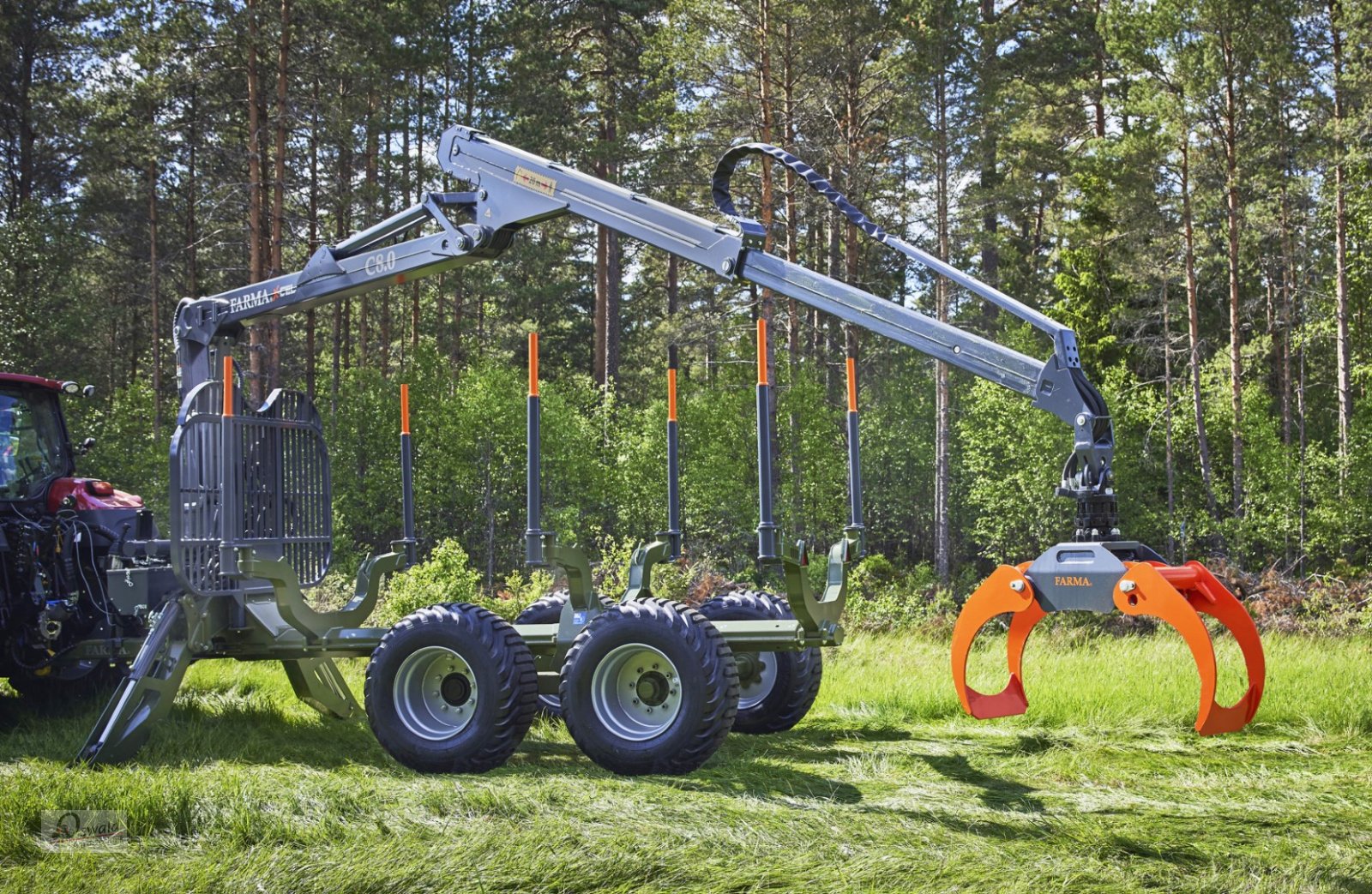 Rückewagen & Rückeanhänger des Typs Farma Rückewagen von 6-17 Tonnen, Neumaschine in Regen (Bild 3)
