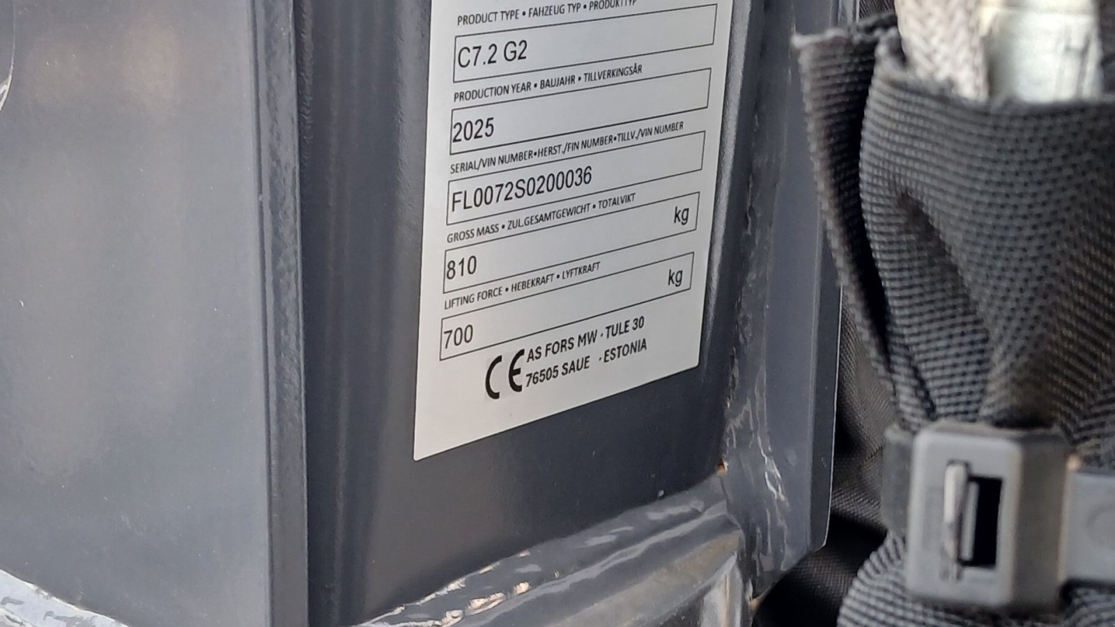 Rückewagen & Rückeanhänger del tipo Farma T10 G2 7.2, Gebrauchtmaschine In Horsens (Immagine 7)