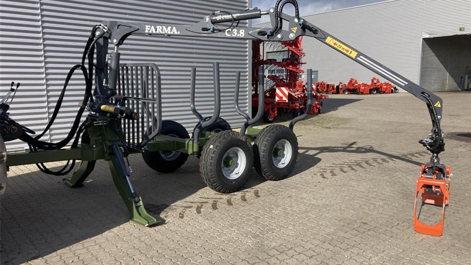 Rückewagen & Rückeanhänger типа Farma T6-CT3,8, Gebrauchtmaschine в Bredsten (Фотография 1)