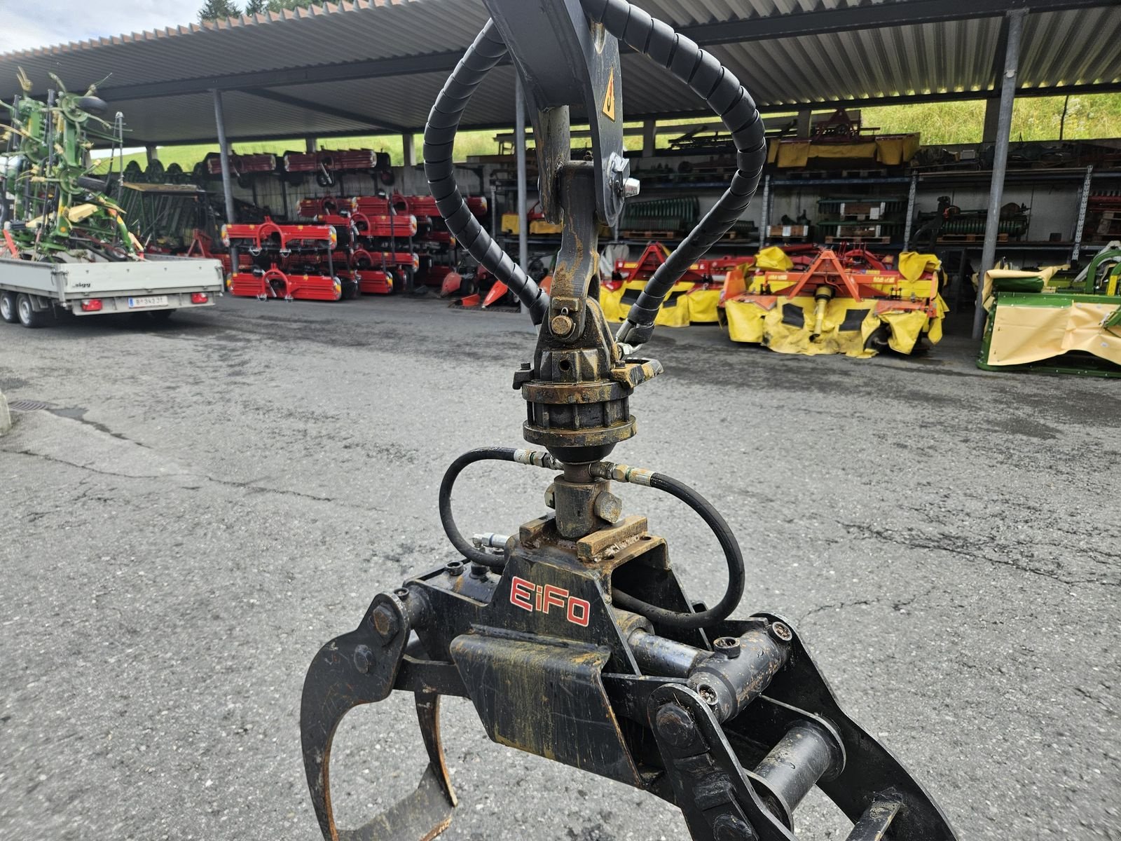 Rückewagen & Rückeanhänger van het type Farma T7 mit Kran C 5.1, Gebrauchtmaschine in Sulzberg (Foto 13)