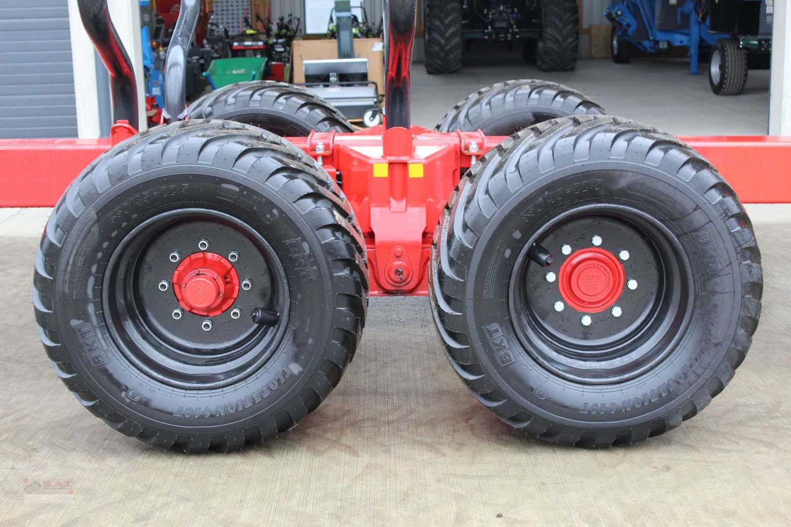 Rückewagen & Rückeanhänger Türe ait Farmi 14to.CR57 Kran-Black Bruin-Prehydraulik-Astwanne, Neumaschine içinde Eberschwang (resim 25)