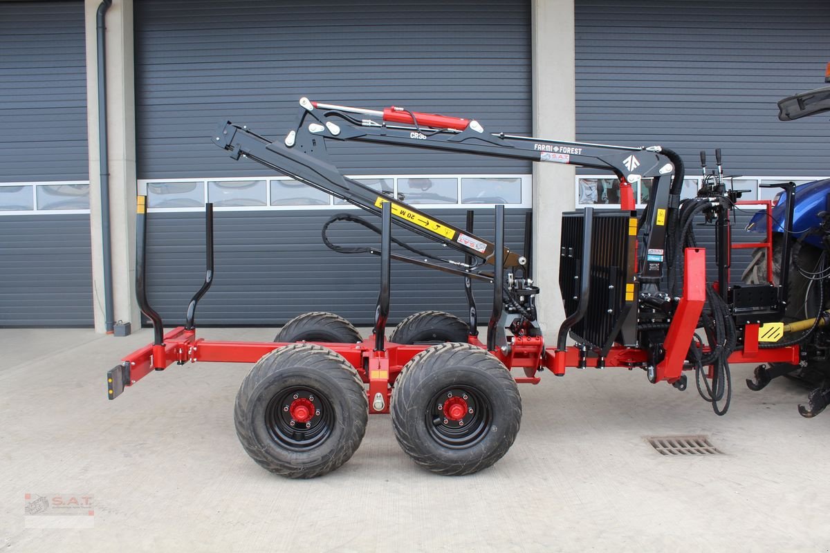 Rückewagen & Rückeanhänger typu Farmi AKTION-Rückewagen-9 to.-6,30m Kran-NEU, Neumaschine v Eberschwang (Obrázek 4)