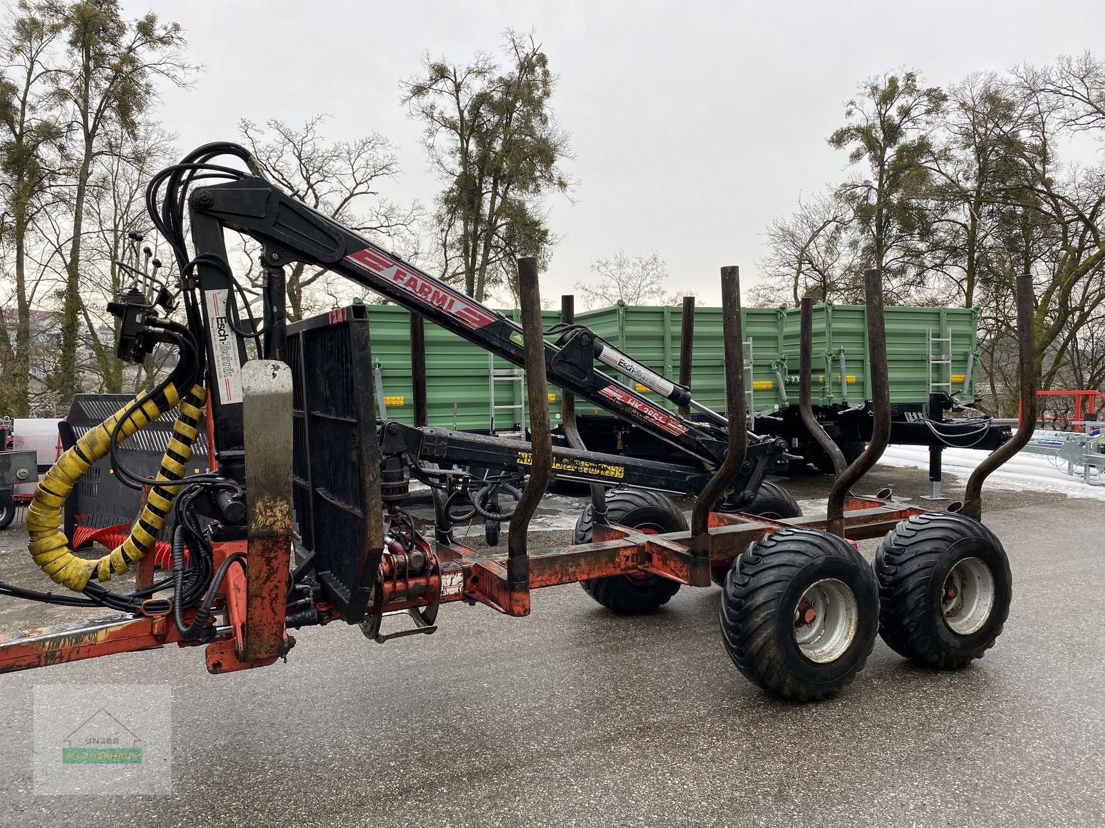 Rückewagen & Rückeanhänger of the type Farmi Forstkrananhäger HK 3861, Gebrauchtmaschine in Wartberg (Picture 1)