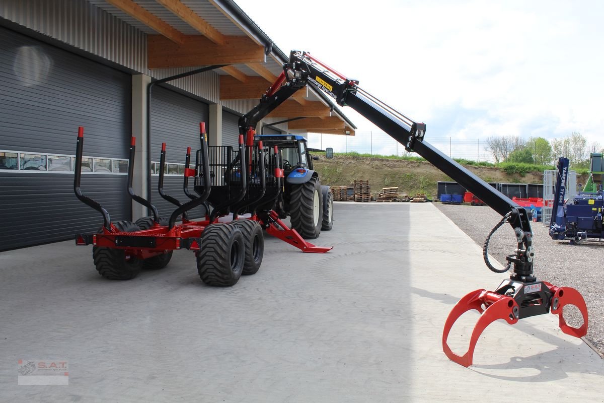 Rückewagen & Rückeanhänger typu Farmi FT 12 mit CR 69 Kran, Neumaschine v Eberschwang (Obrázek 23)