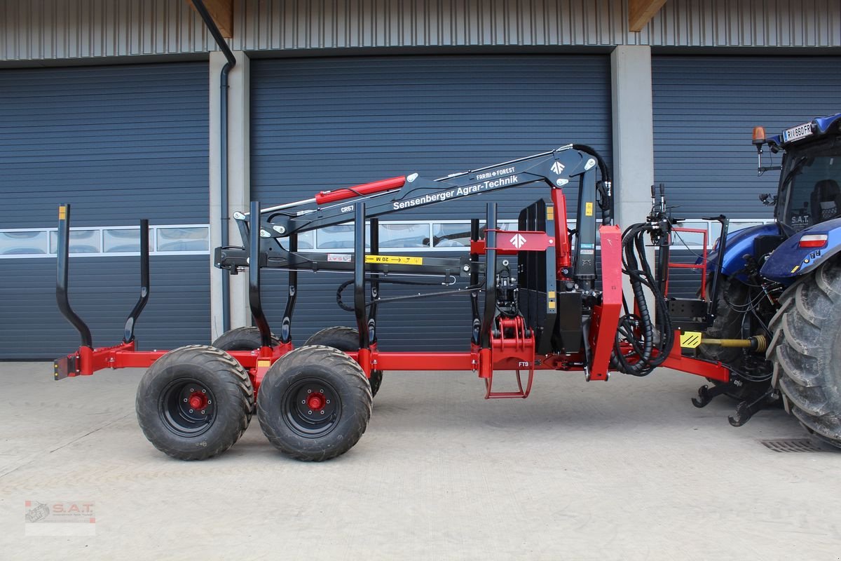 Rückewagen & Rückeanhänger a típus Farmi FT 9 - CR 57-Rückewagen-11,5 to.-7,50m-NEU, Neumaschine ekkor: Eberschwang (Kép 7)