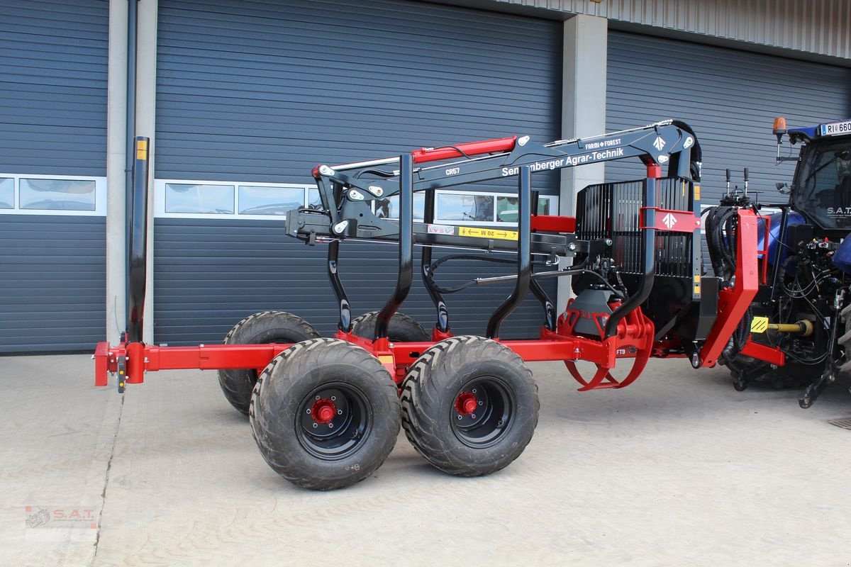 Rückewagen & Rückeanhänger a típus Farmi FT 9 mit Kran CR 47, Neumaschine ekkor: Eberschwang (Kép 5)