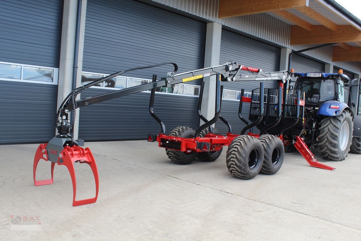 Rückewagen & Rückeanhänger a típus Farmi FT 9 mit Kran CR 47, Neumaschine ekkor: Eberschwang (Kép 12)