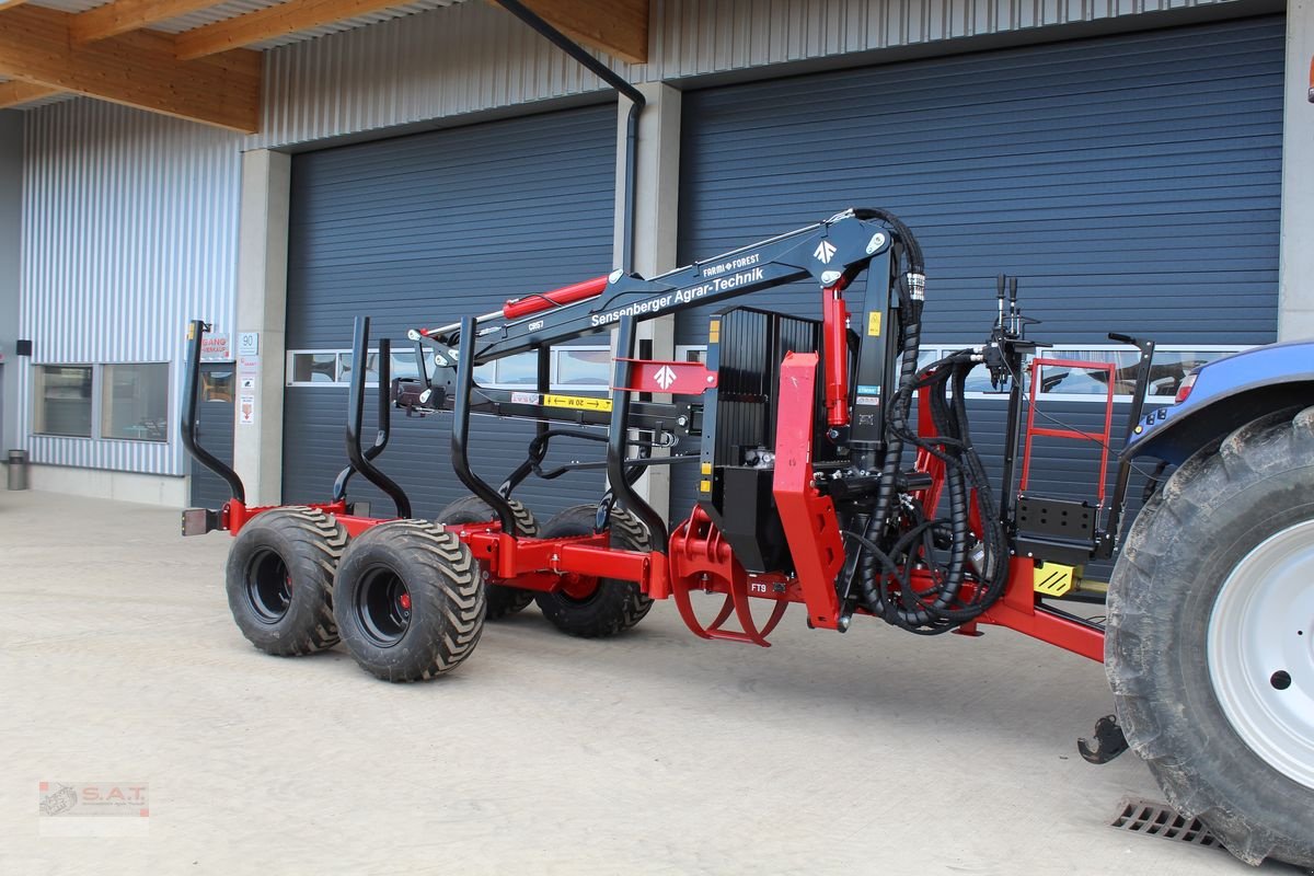 Rückewagen & Rückeanhänger a típus Farmi Rückewagen 12 to.-7,00m Kran, Neumaschine ekkor: Eberschwang (Kép 7)