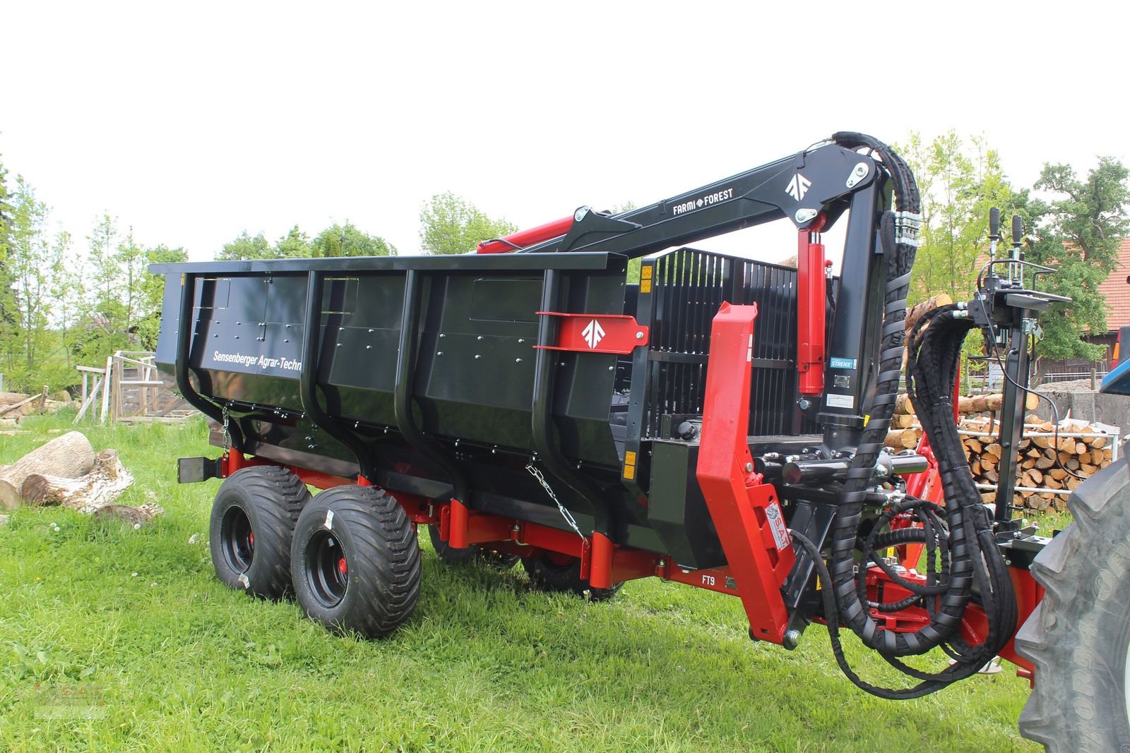 Rückewagen & Rückeanhänger des Typs Farmi Rückewagen 12to-7,20m Kran - Astwanne Hardox, Neumaschine in Eberschwang (Bild 26)