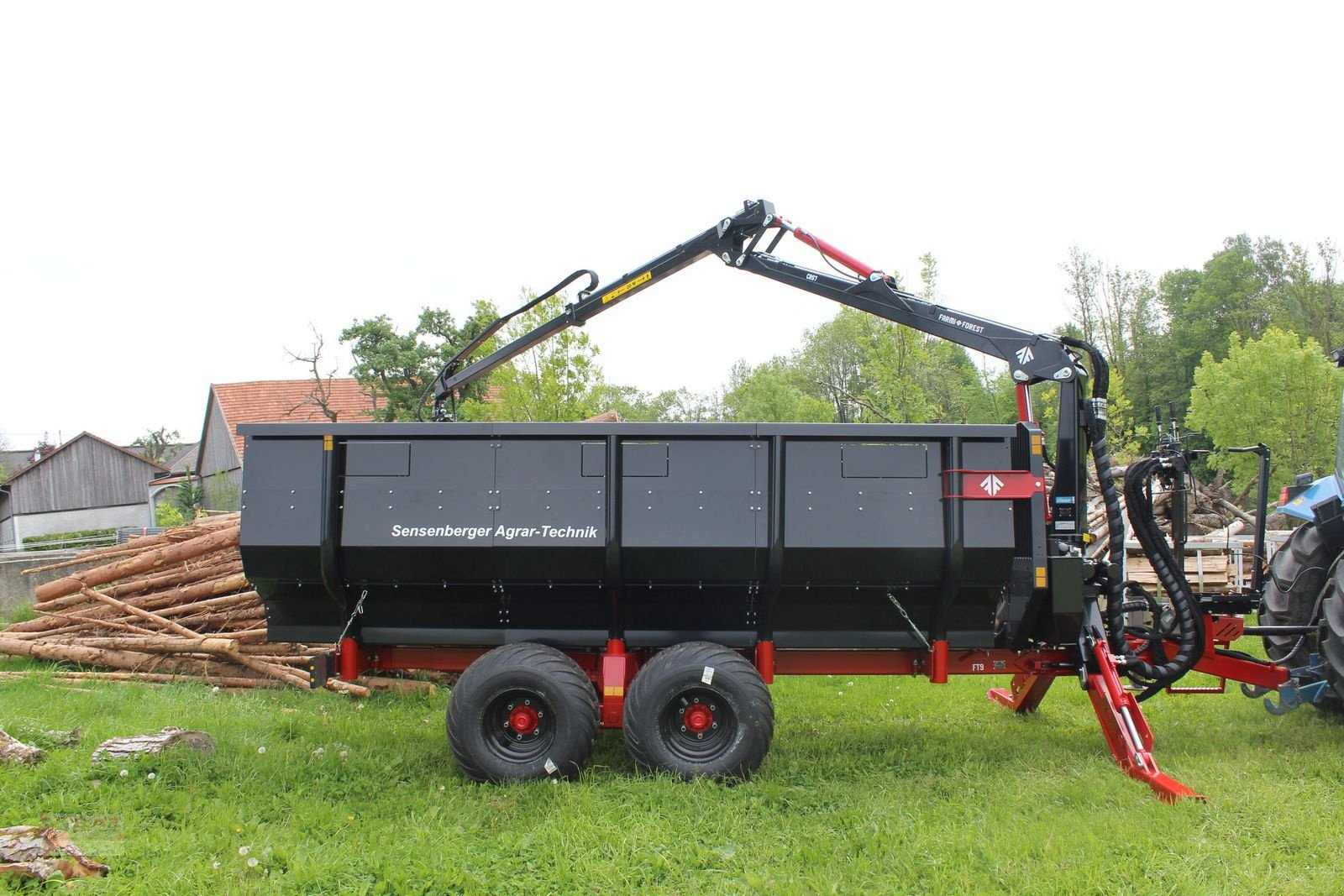 Rückewagen & Rückeanhänger des Typs Farmi Rückewagen 12to-7,20m Kran - Astwanne Hardox, Neumaschine in Eberschwang (Bild 13)