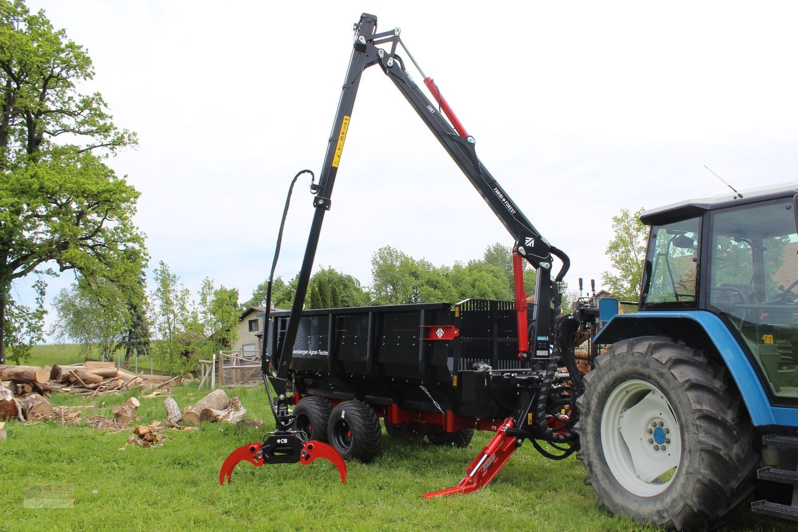 Rückewagen & Rückeanhänger des Typs Farmi Rückewagen 12to-7,20m Kran - Astwanne Hardox, Neumaschine in Eberschwang (Bild 17)