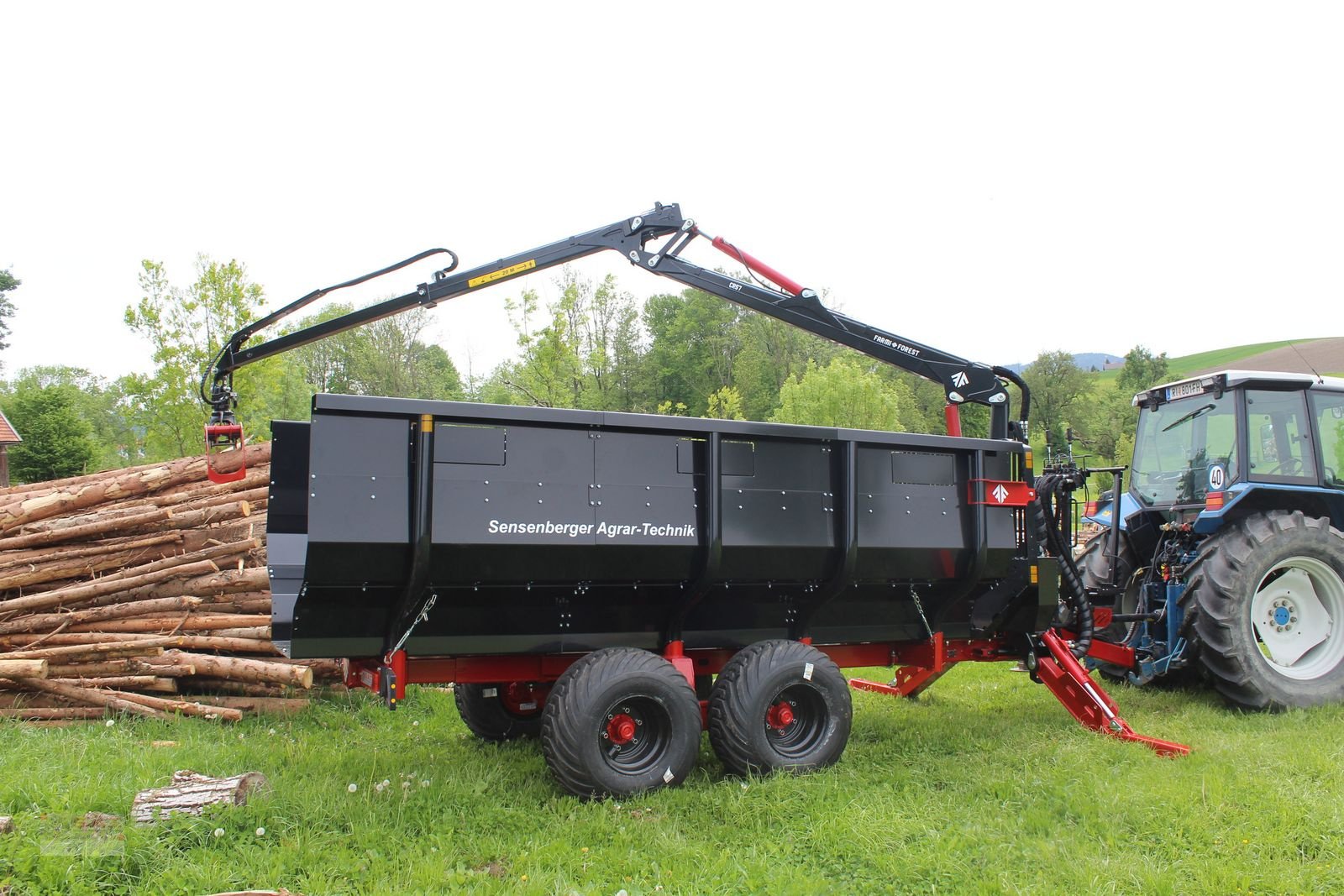 Rückewagen & Rückeanhänger des Typs Farmi Rückewagen 12to-7,20m Kran - Astwanne Hardox, Neumaschine in Eberschwang (Bild 12)