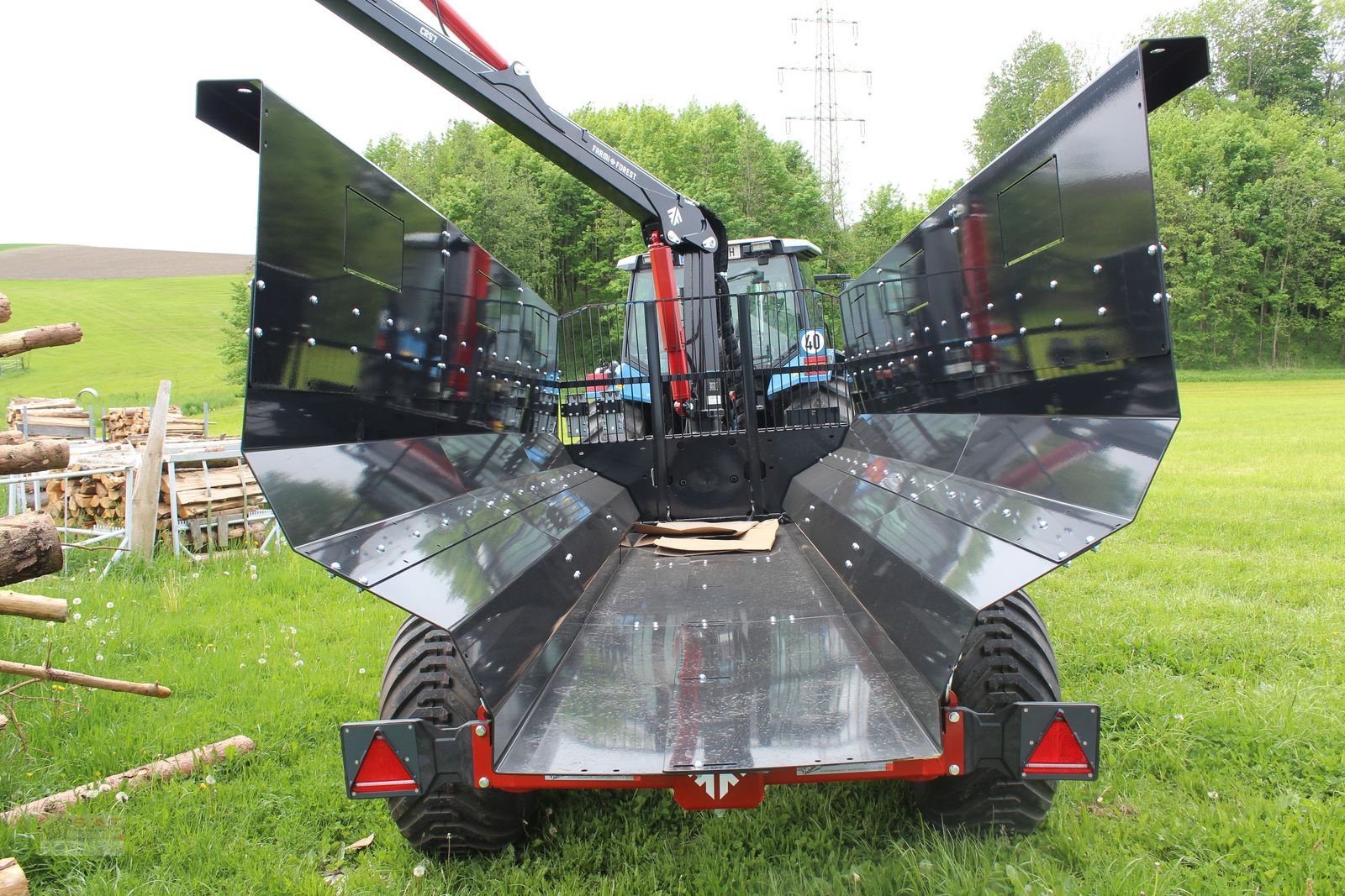 Rückewagen & Rückeanhänger des Typs Farmi Rückewagen 12to-7,20m Kran - Astwanne Hardox, Neumaschine in Eberschwang (Bild 11)