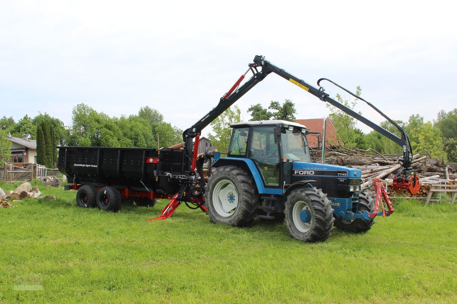 Rückewagen & Rückeanhänger des Typs Farmi Rückewagen 12to-7,20m Kran - Astwanne Hardox, Neumaschine in Eberschwang (Bild 21)