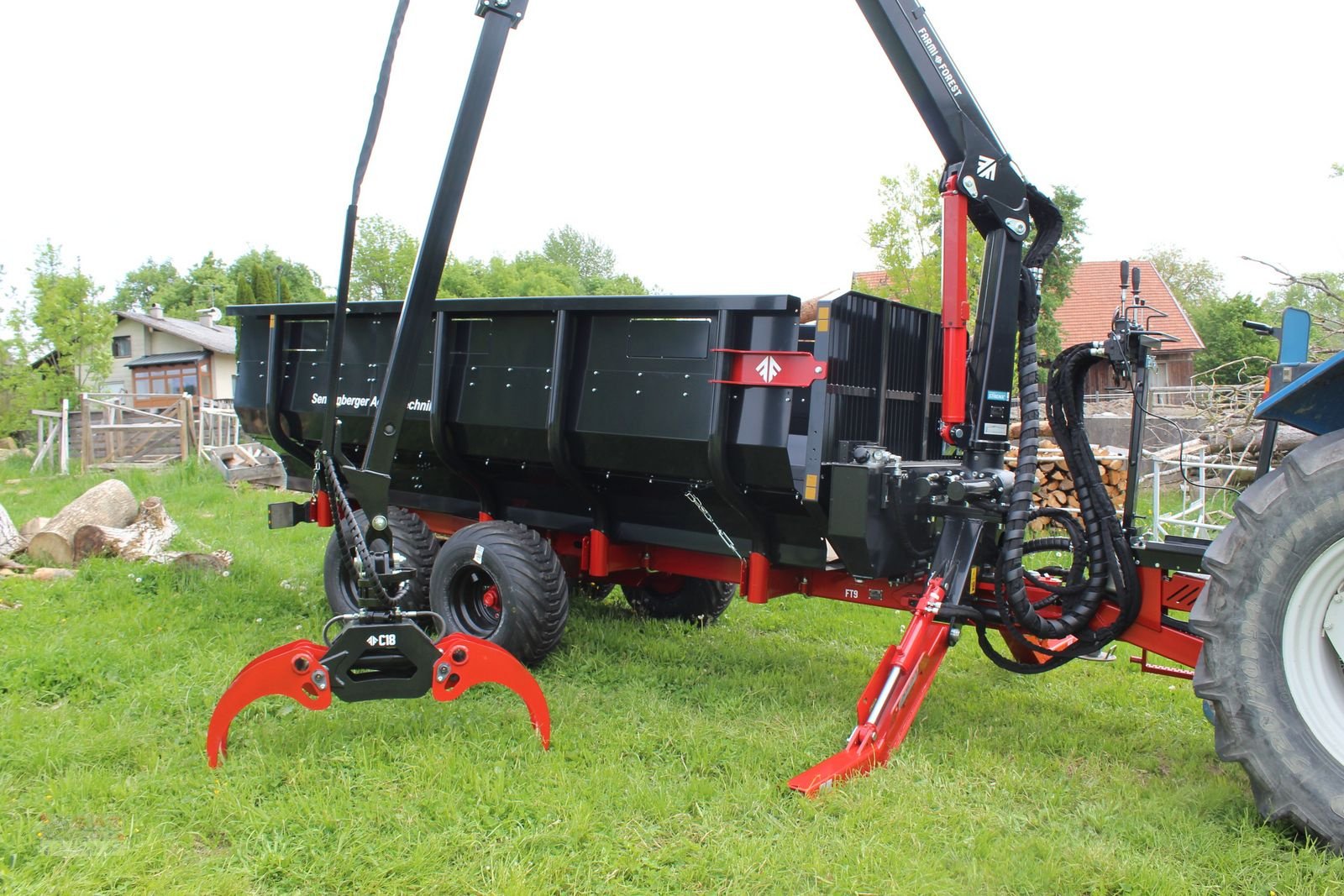 Rückewagen & Rückeanhänger des Typs Farmi Rückewagen 12to-7,20m Kran - Astwanne Hardox, Neumaschine in Eberschwang (Bild 18)