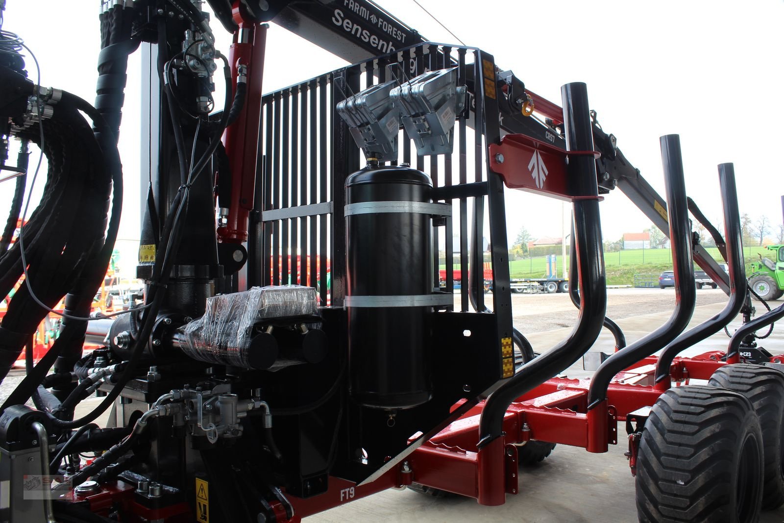 Rückewagen & Rückeanhänger des Typs Farmi Rückewagen 12to-7,20m Kran PRO-ON-OFF-NEU, Neumaschine in Eberschwang (Bild 23)