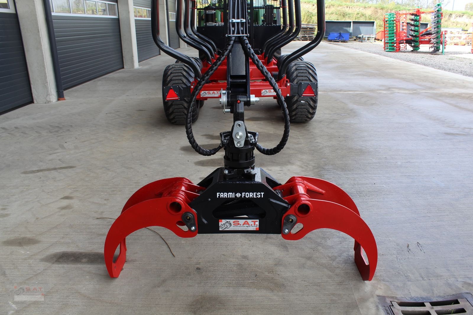 Rückewagen & Rückeanhänger des Typs Farmi Rückewagen 12to-7,20m Kran PRO-ON-OFF-NEU, Neumaschine in Eberschwang (Bild 4)