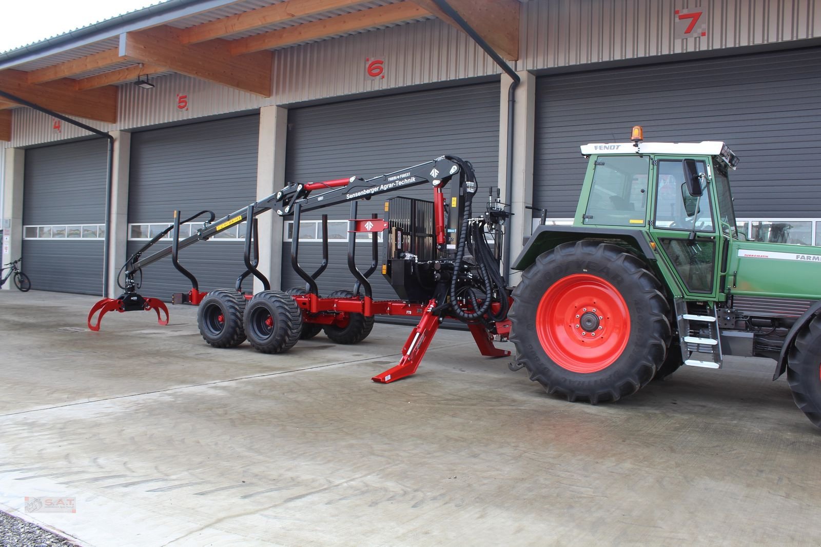 Rückewagen & Rückeanhänger tipa Farmi Rückewagen 12to-7,20m Kran PRO-ON-OFF-NEU, Neumaschine u Eberschwang (Slika 9)