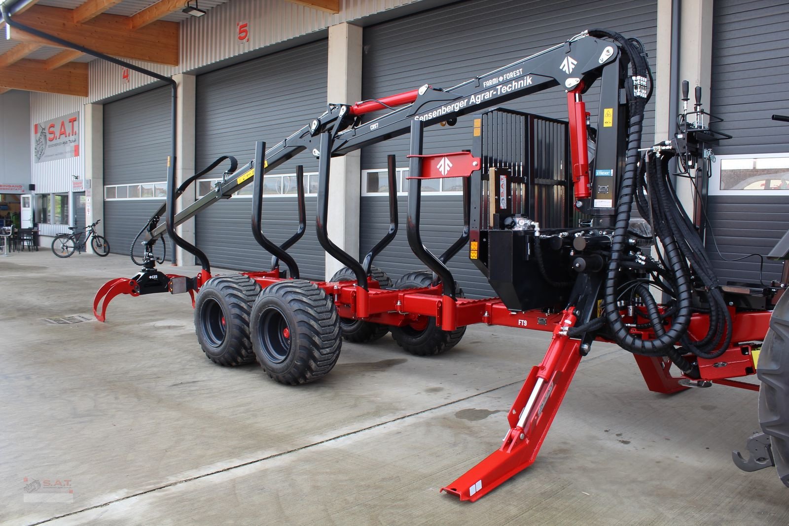 Rückewagen & Rückeanhänger tipa Farmi Rückewagen 12to-7,20m Kran PRO-ON-OFF-NEU, Neumaschine u Eberschwang (Slika 10)