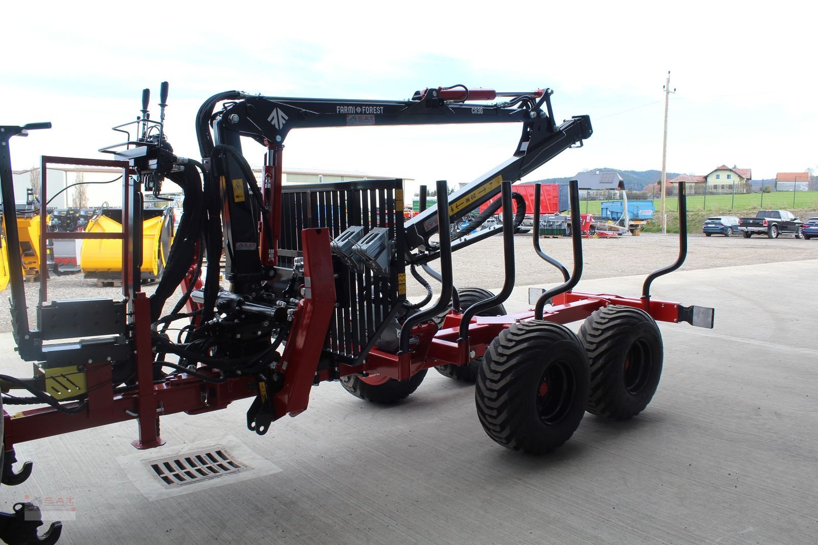 Rückewagen & Rückeanhänger typu Farmi Rückewagen 9,0to-6,30m Kran-NEU, Neumaschine v Eberschwang (Obrázek 9)