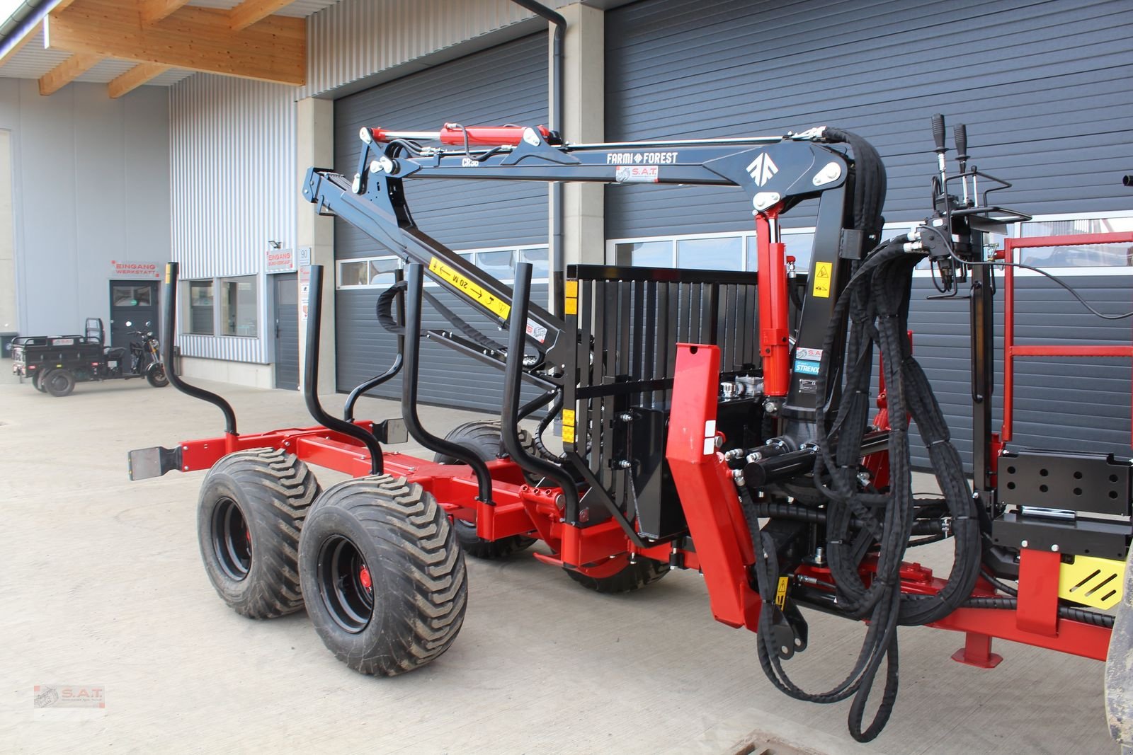 Rückewagen & Rückeanhänger typu Farmi Rückewagen 9,0to-6,30m Kran-NEU, Neumaschine v Eberschwang (Obrázek 2)