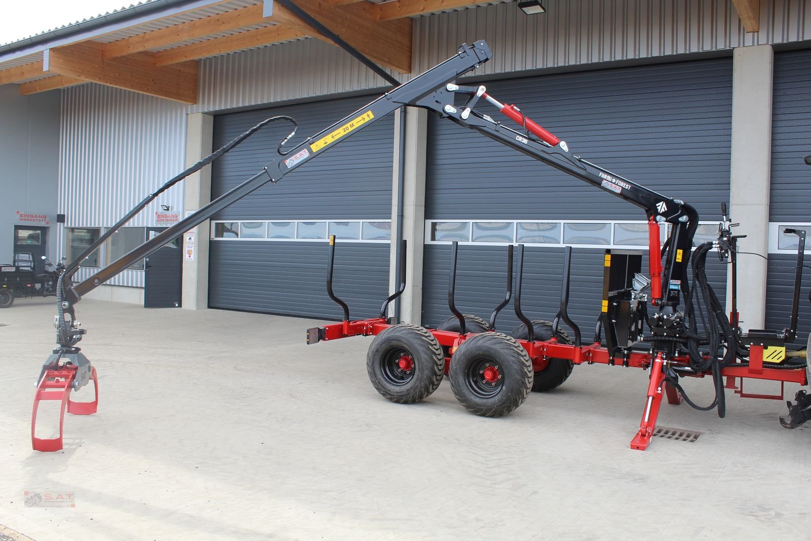 Rückewagen & Rückeanhänger a típus Farmi Rückewagen 9 to.-6,30m Kran, Neumaschine ekkor: Eberschwang (Kép 14)