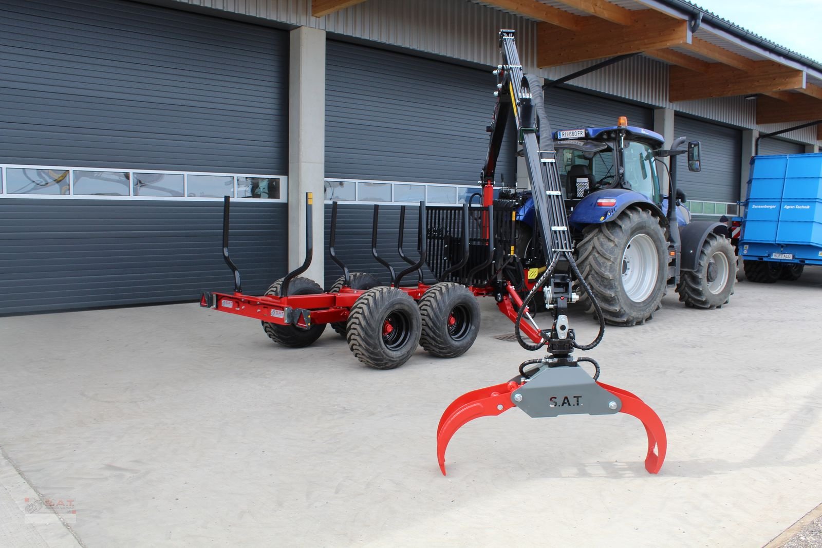 Rückewagen & Rückeanhänger a típus Farmi Rückewagen 9 to.-6,30m Kran, Neumaschine ekkor: Eberschwang (Kép 13)