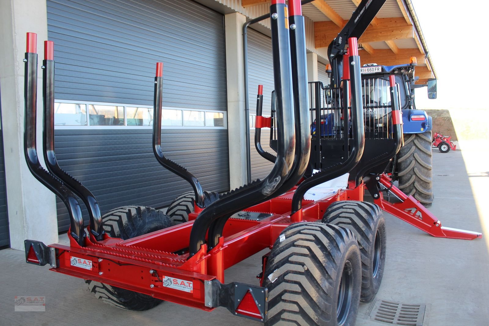 Rückewagen & Rückeanhänger tipa Farmi Rückewagen FT 12 - CR 59 - 8,50m Kran - 14,5t, Neumaschine u Eberschwang (Slika 17)