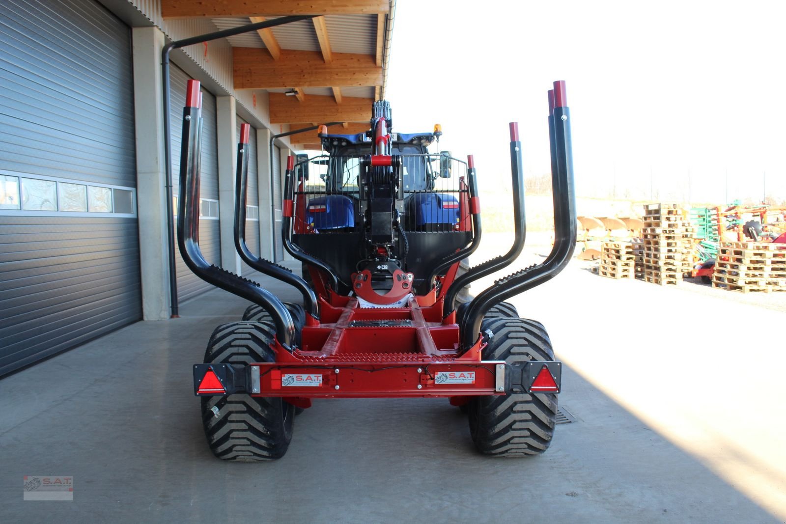 Rückewagen & Rückeanhänger tipa Farmi Rückewagen FT 12 - CR 59 - 8,50m Kran - 14,5t, Neumaschine u Eberschwang (Slika 9)