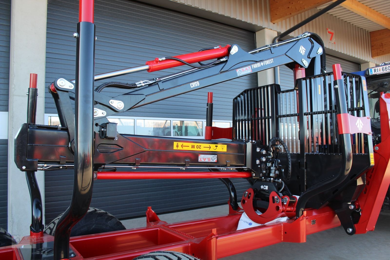 Rückewagen & Rückeanhänger tipa Farmi Rückewagen FT 12 - CR 59 - 8,50m Kran - 14,5t, Neumaschine u Eberschwang (Slika 7)