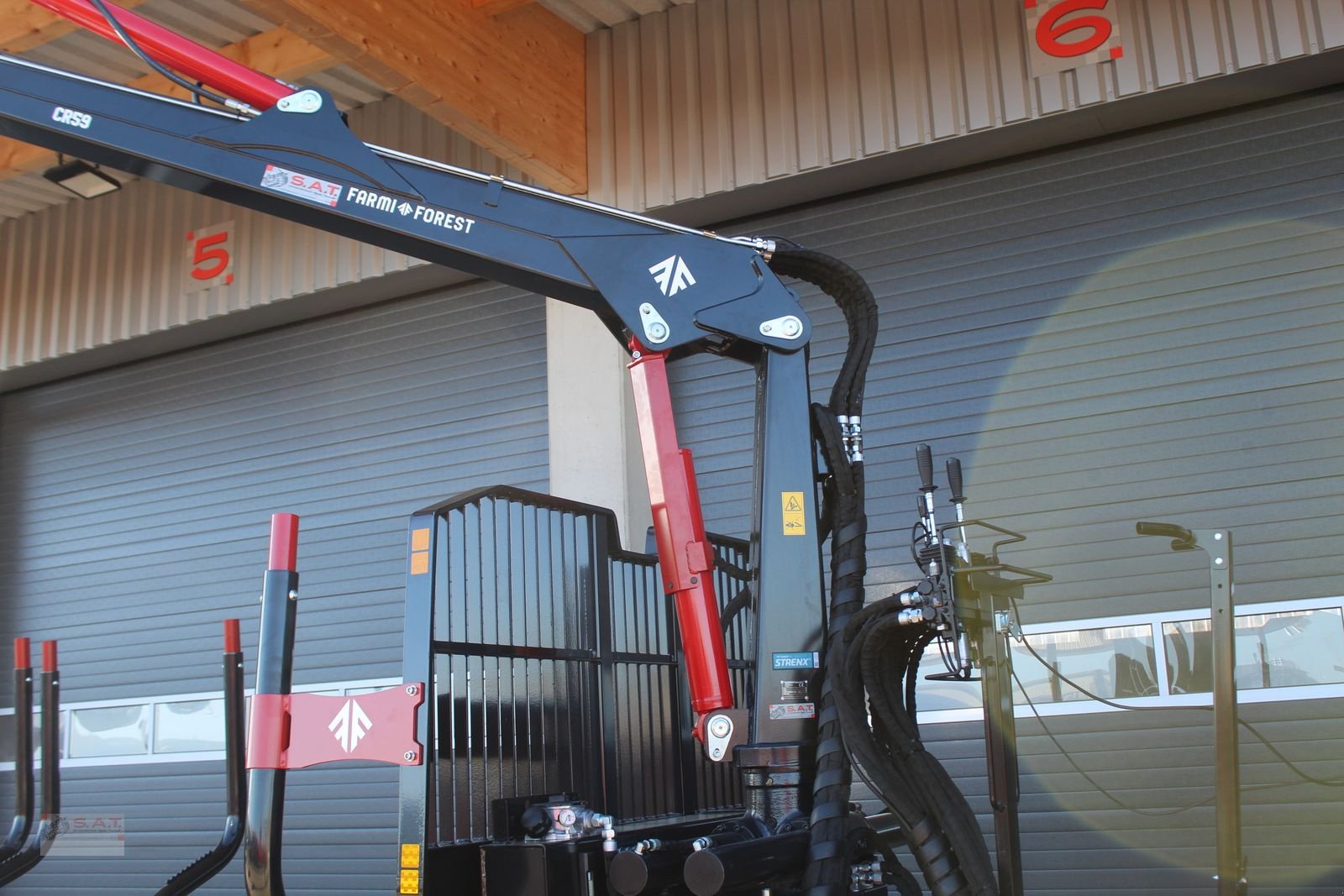 Rückewagen & Rückeanhänger tipa Farmi Rückewagen FT 12 - CR 59 - 8,50m Kran - 14,5t, Neumaschine u Eberschwang (Slika 23)