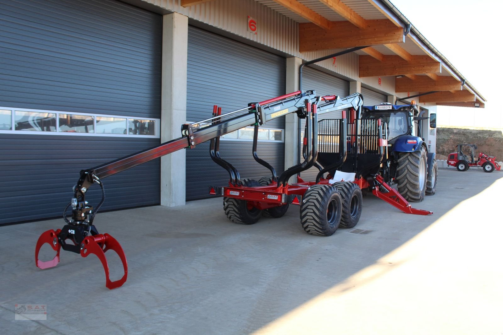 Rückewagen & Rückeanhänger tipa Farmi Rückewagen FT 12 - CR 59 - 8,50m Kran - 14,5t, Neumaschine u Eberschwang (Slika 29)