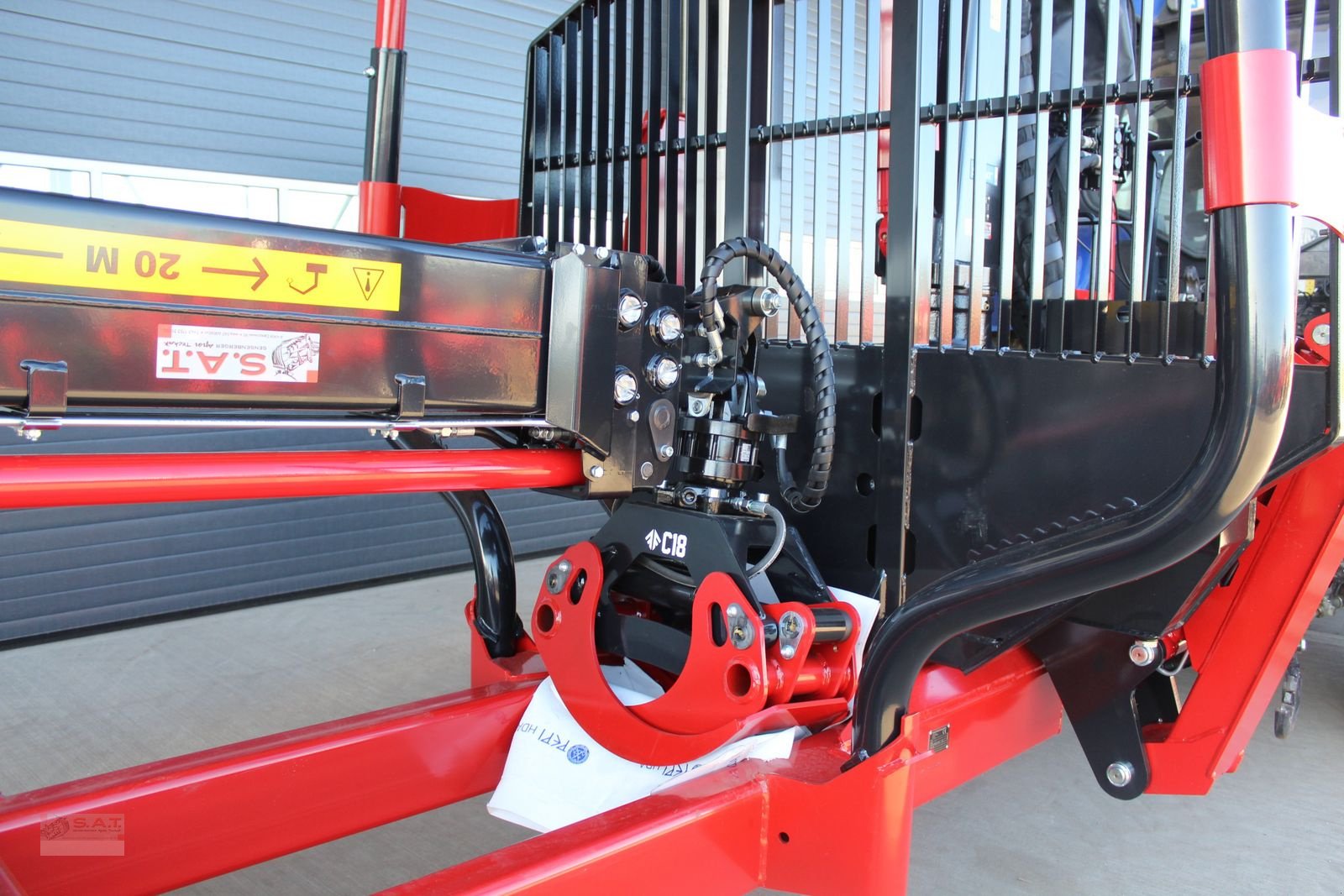 Rückewagen & Rückeanhänger tipa Farmi Rückewagen FT 12 - CR 59 - 8,50m Kran - 14,5t, Neumaschine u Eberschwang (Slika 5)