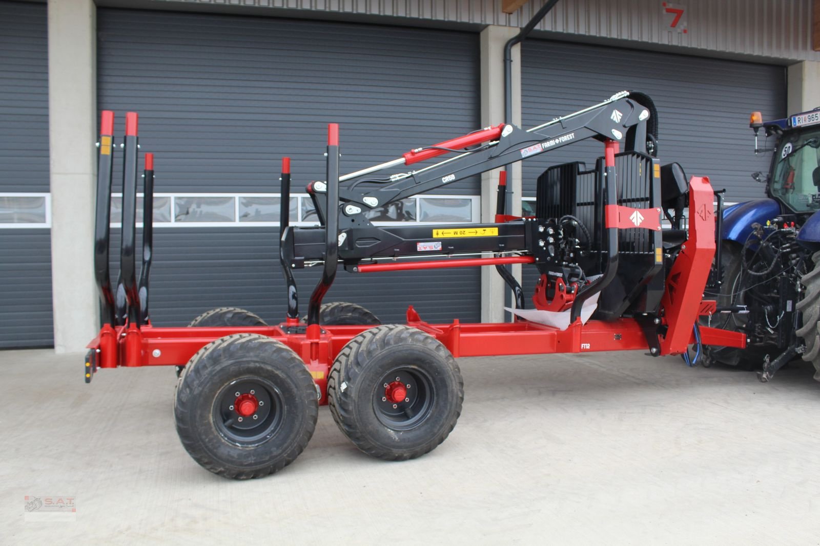 Rückewagen & Rückeanhänger des Typs Farmi Rückewagen FT 12 - CR 59 - 8,50m Kran - 14,5t, Neumaschine in Eberschwang (Bild 8)