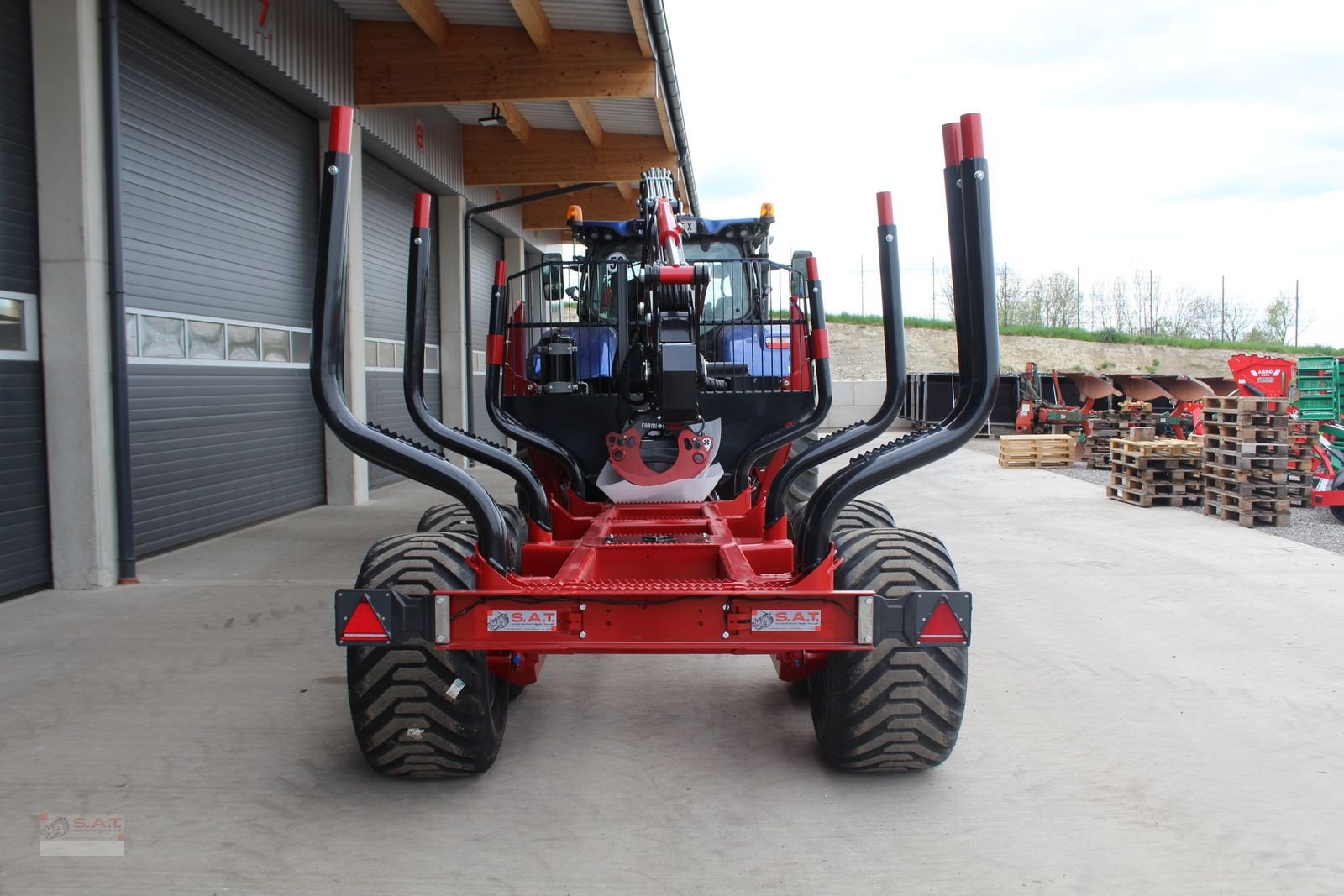 Rückewagen & Rückeanhänger des Typs Farmi Rückewagen FT 12 - CR 59 - 8,50m Kran - 14,5t, Neumaschine in Eberschwang (Bild 5)